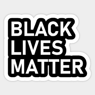 BLACK LIVES MATTER Sticker